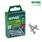 Spax Sheet Metal Screw, #10 x 1-1/2 in, Zinc Plated Steel Flat Head Square Drive 4101010500402 - alternate 1